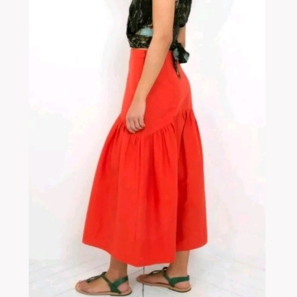 Maryam Nassir Zadeh Red Cala Skirt Sold Out size S - Picture 2 of 4